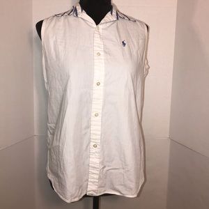 Polo Sport Ralph Lauren Shirt W/ Blue/White Collar